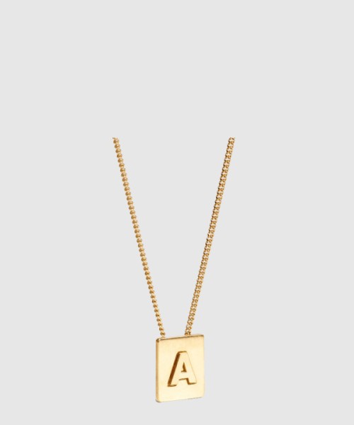 셀린느 A 자모 목걸이 46N0A6