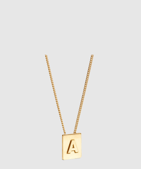셀린느 A 자모 목걸이 46N0A6