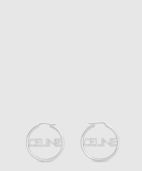 셀린느 모노크롬 스트라스 귀걸이 460YU6
