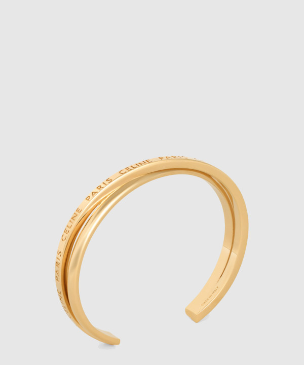 셀린느 파리 파인 더블 뱅글 팔찌 460WY6
