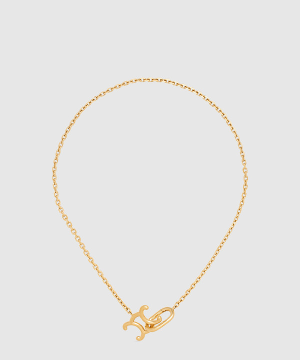 셀린느 트리옹프 락 목걸이 460XG6