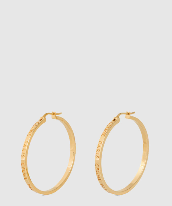 셀린느 라지 후프 이어링 460XA6