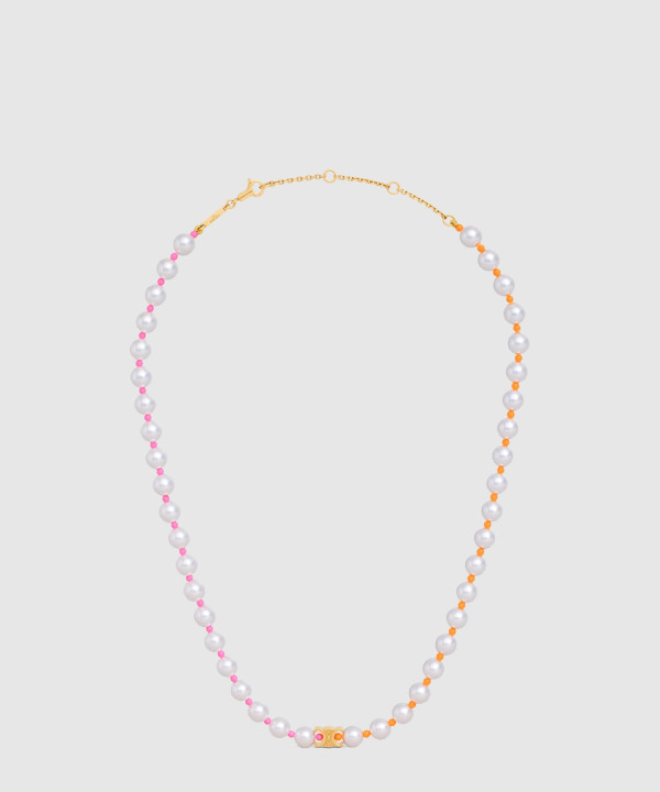 셀린느 플라쥬 펄 목걸이 460XM6