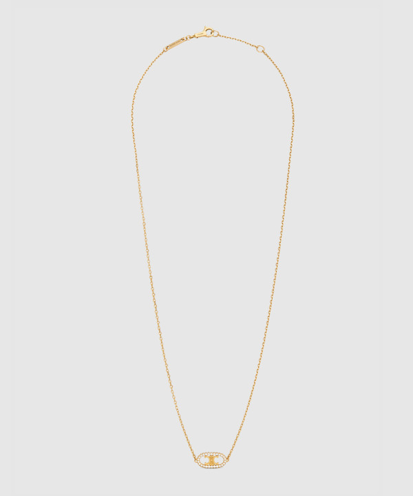 셀린느 마이용 트리옹프 다이아몬드 목걸이 46X766