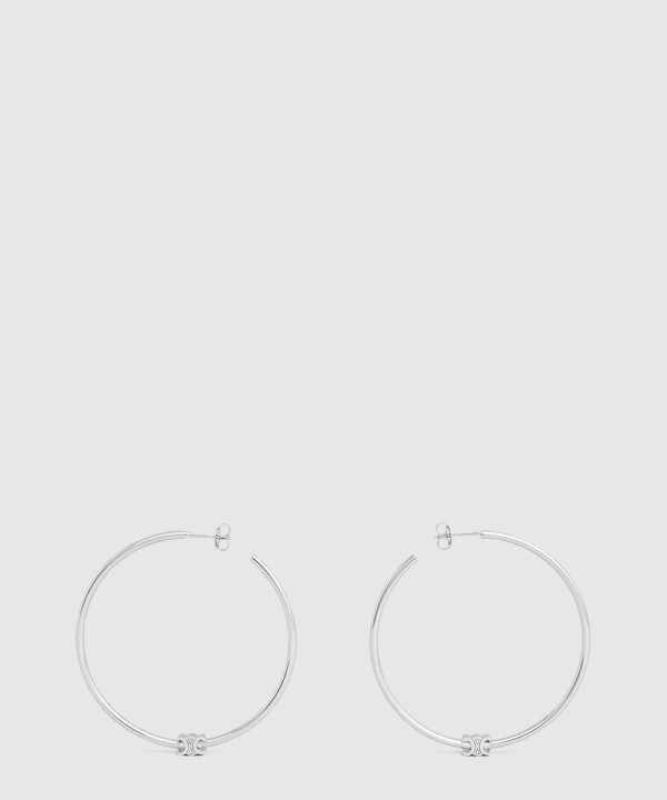 셀린느 트리오페 라지 후프 귀걸이 460YP6