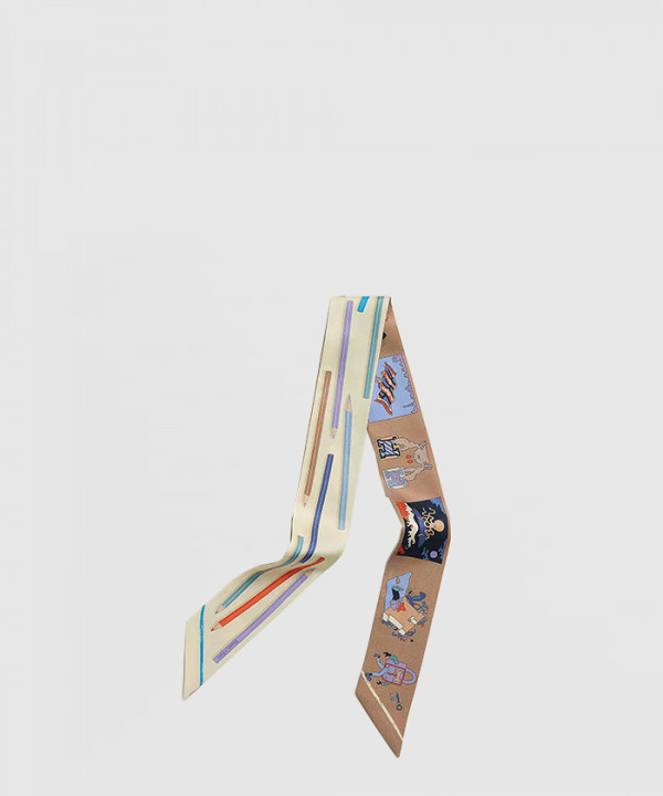 에르메스 A Vos Crayons et Carre Libre Twilly 트윌리