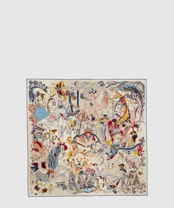 에르메스 Emile et Une Nuit 스카프 90