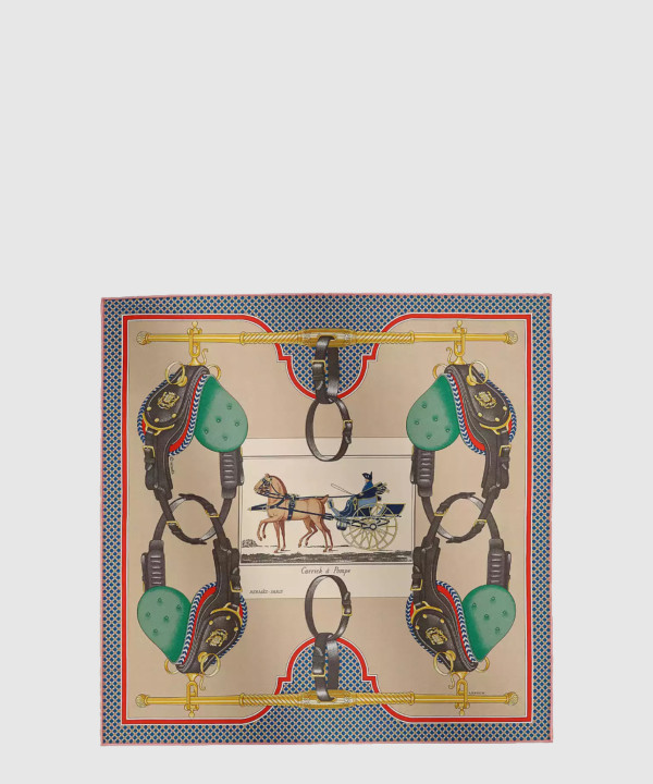 에르메스 Carrick a Pompe 스카프 90