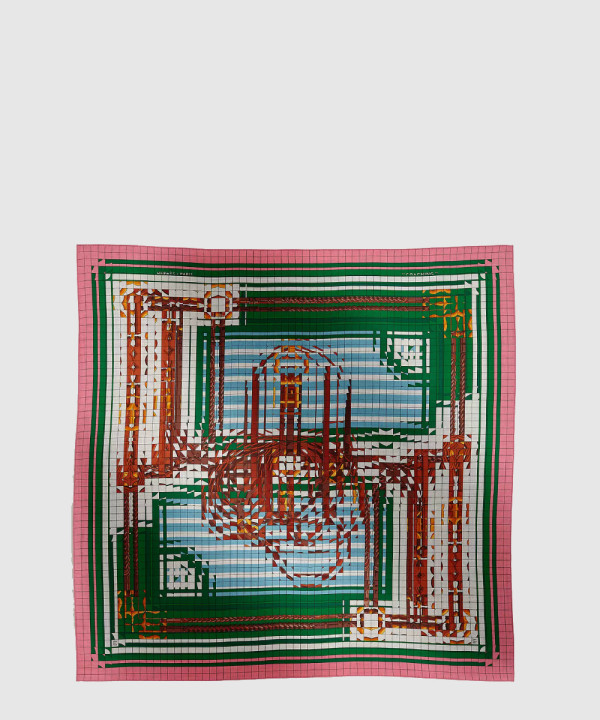 에르메스 Coaching Deja-Vu 숄 140