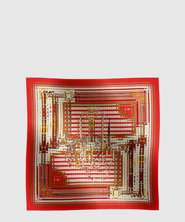 에르메스 Coaching Deja-Vu 숄 140