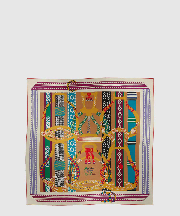 에르메스 Fantaisie d'Etriers 숄 140