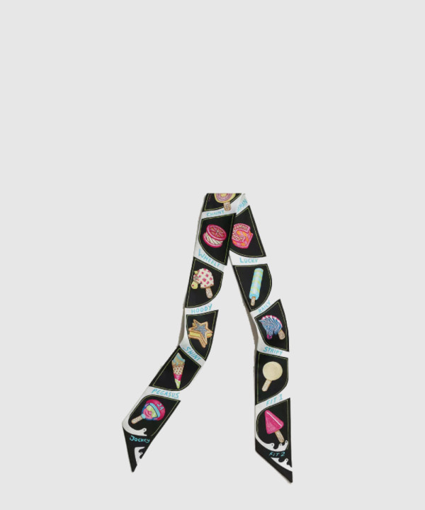 에르메스 Funny Ice Cream Twilly 트윌리