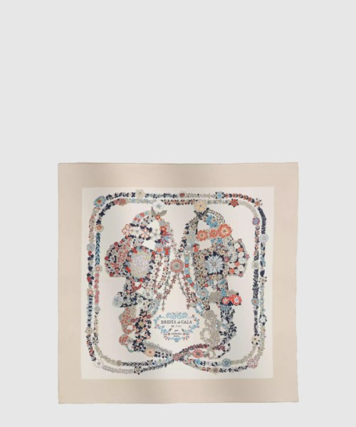 에르메스 Brides de Gala en Fleurs 스카프 90