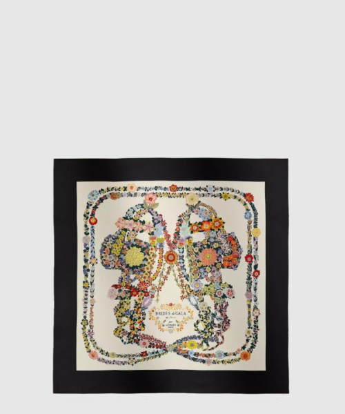 에르메스 Brides de Gala en Fleurs 스카프 90