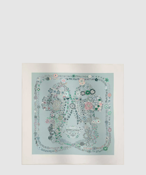 에르메스 Brides de Gala en Fleurs 스카프 90