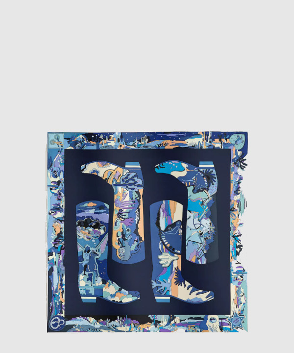 에르메스 Bottes Story 스카프 90