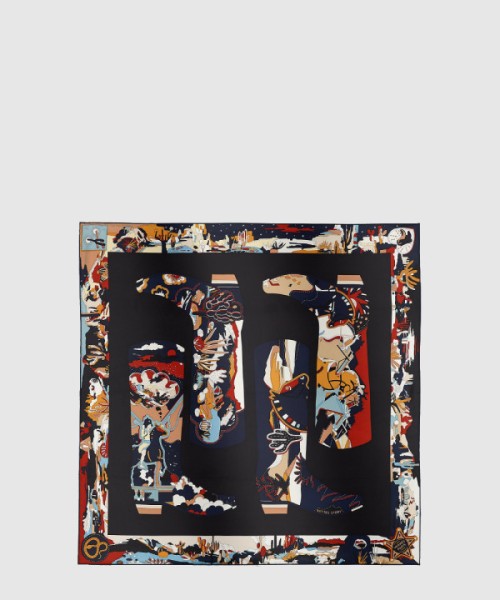 에르메스 Bottes Story 스카프 90