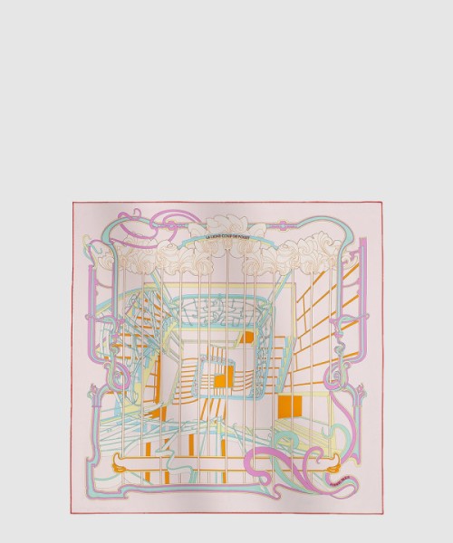 에르메스 La Ligne Coup de Fouet 스카프 90