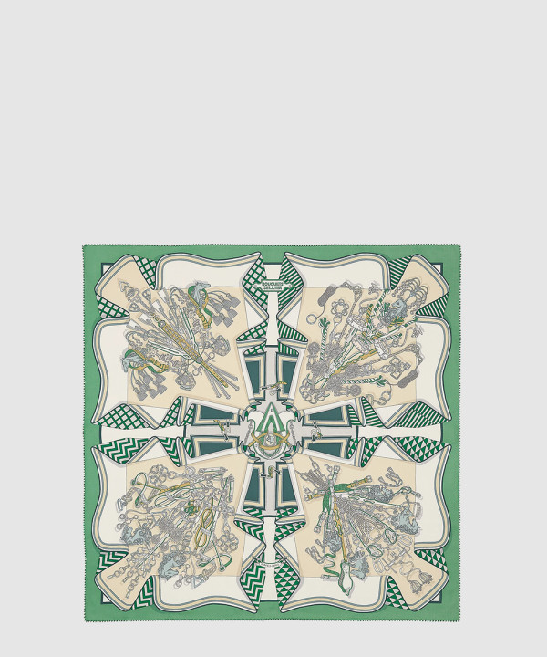 에르메스 Bouquets Sellier 스카프 90