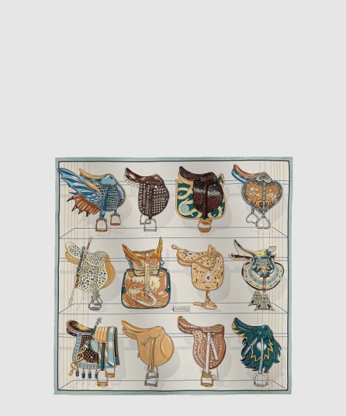 에르메스 Tous en Selle 스카프 90