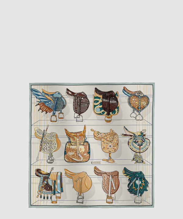 에르메스 Tous en Selle 스카프 90