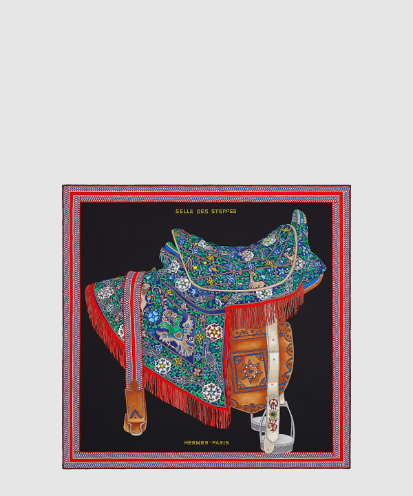 에르메스 Selle des Steppes 스카프 90