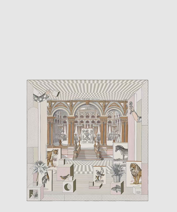 에르메스 Grand Theatre Nouveau 스카프 90