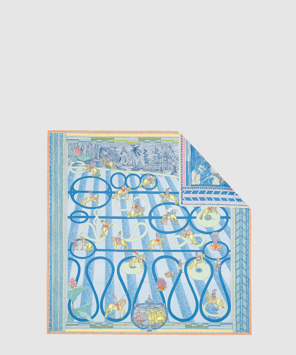 에르메스 Carré 90 double face Passades et Serpentines 스카프 90