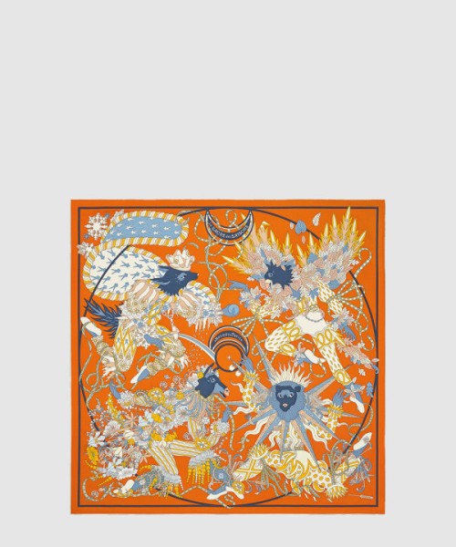 에르메스 Le Sacre des Saisons 스카프 90
