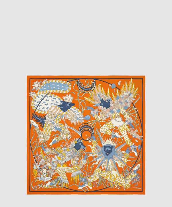 에르메스 Le Sacre des Saisons 스카프 90