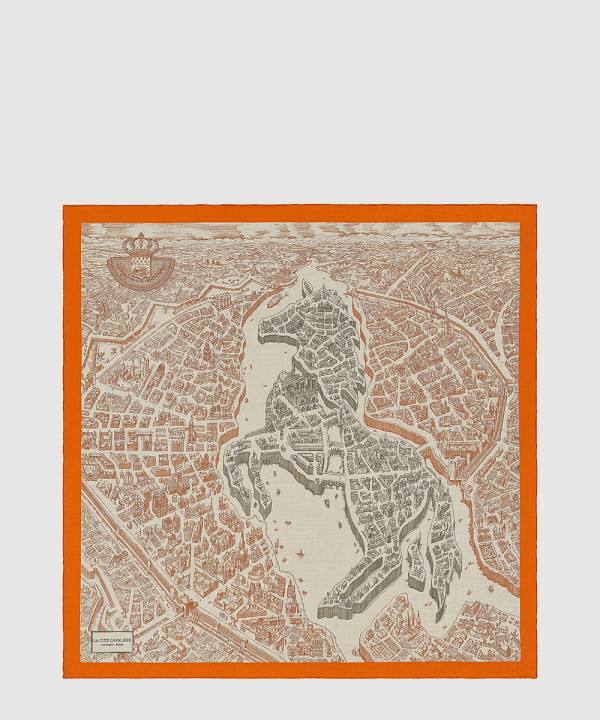 에르메스 La Cite Cavaliere 숄140