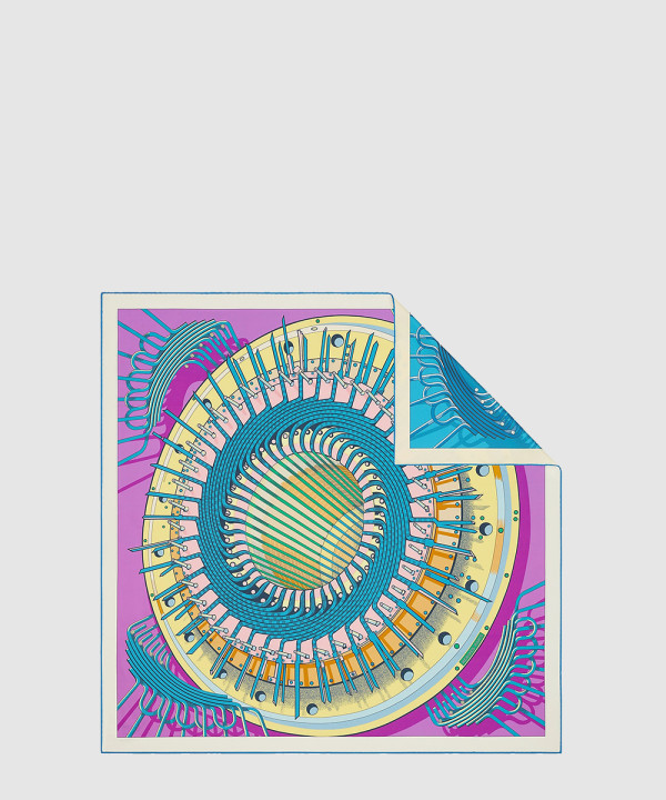 에르메스 Alternateur Double Face 스카프 90