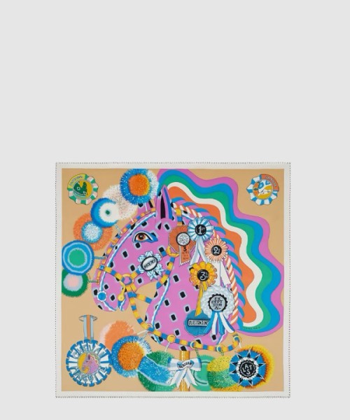 에르메스 Cheval Mascotte 스카프 90