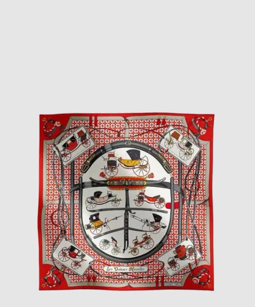 에르메스 Les Voitures Nouvelles 스카프 90