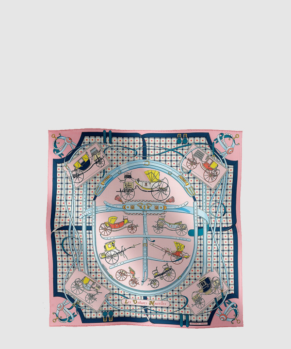 에르메스 Les Voitures Nouvelles 스카프 90