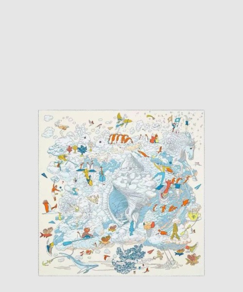 에르메스 My cloud 스카프 90