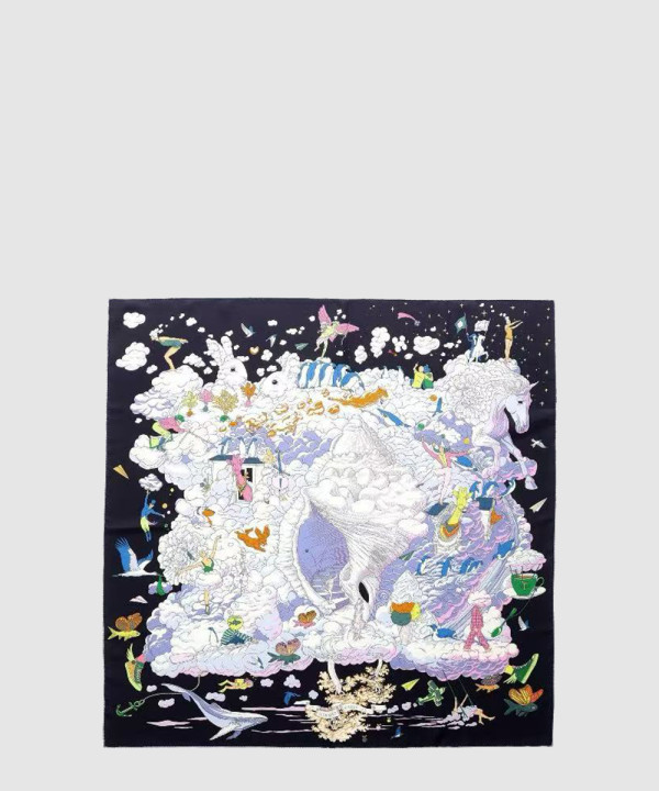 에르메스 My cloud 스카프 90