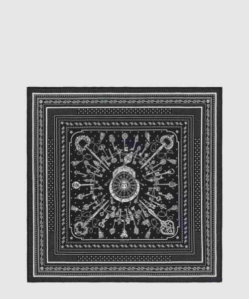 에르메스 Les Cles Bandana 숄 140