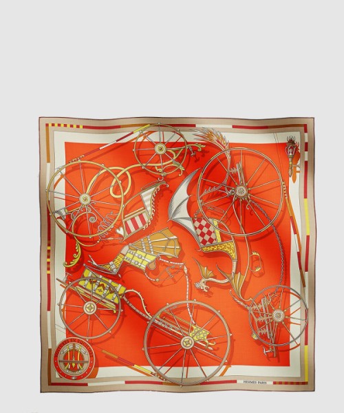 에르메스 Voitures en Equilibre 숄 140