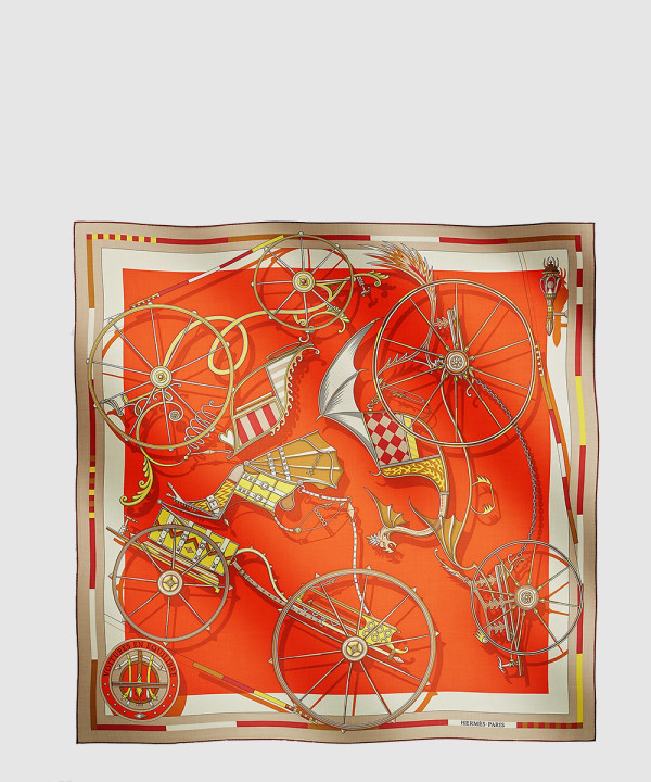 에르메스 Voitures en Equilibre 숄 140