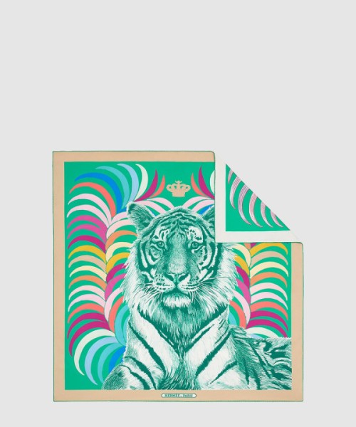 에르메스 Tigre Royal 더블 페이스 스카프 90