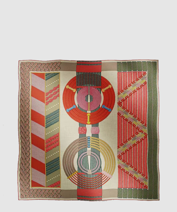 에르메스 Dressage Tressage 숄 140