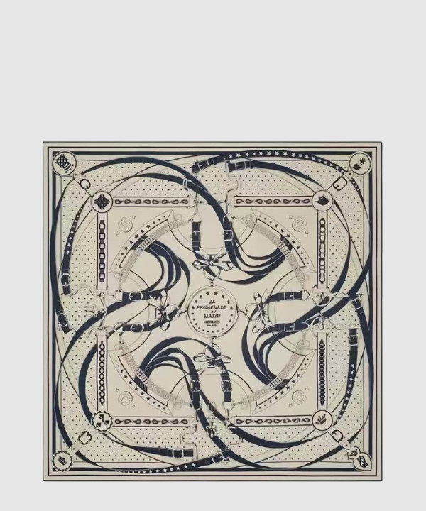 에르메스 La Promenade du Matin Bandana 숄 140