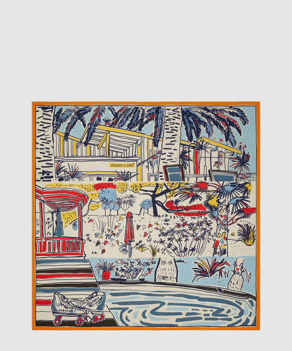 에르메스 Rayures d'Ete 숄 140