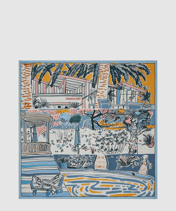 에르메스 Rayures d'Ete 숄 140