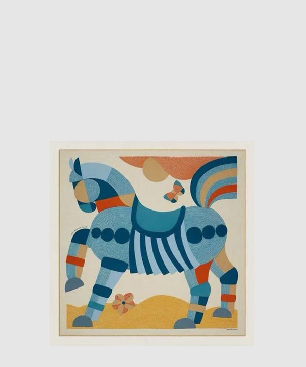 에르메스 small horse jump 숄 140