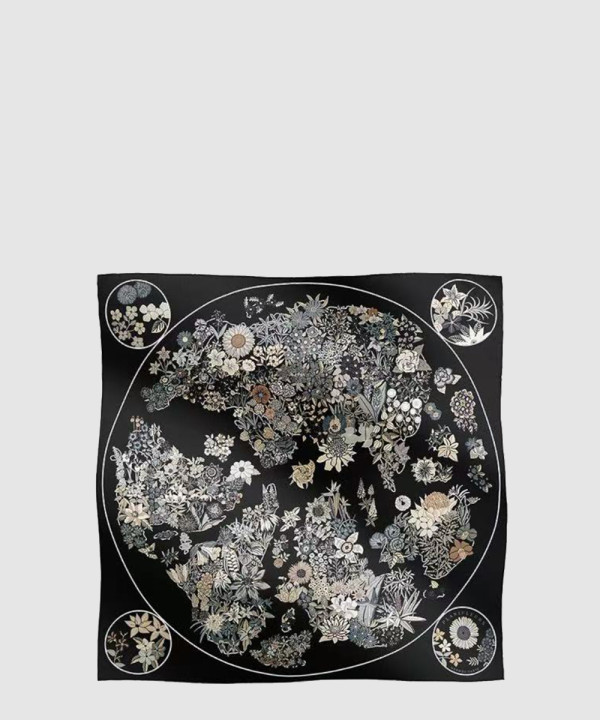 에르메스 Planifleurs 스카프 90