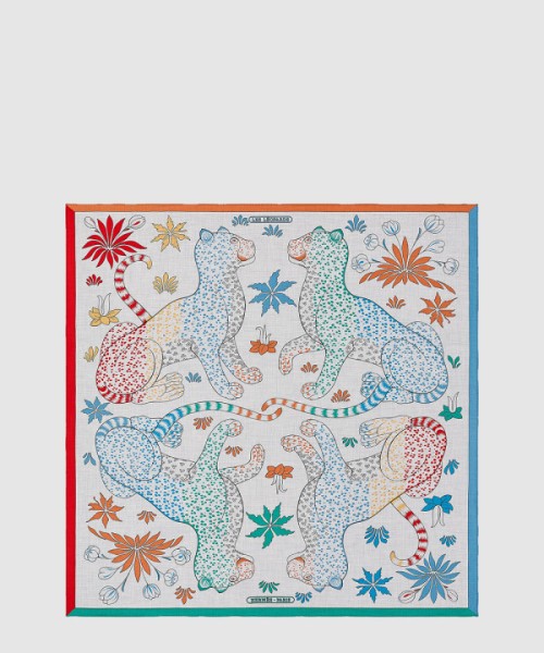 에르메스 Les Léopards 스카프 140