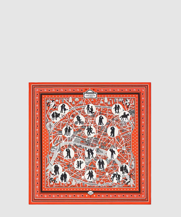 에르메스 Love in Paris 스카프 90