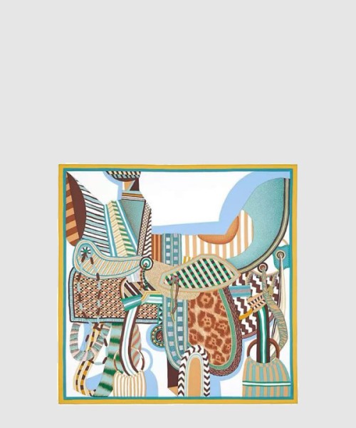 에르메스 La Selle Imaginair 스카프 90